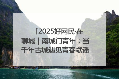 2025好网民·在聊城｜南城门青年：当千年古城遇见青春歌谣 一湖碧水见证的“聊城式浪漫”