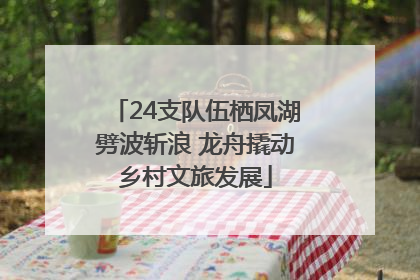 24支队伍栖凤湖劈波斩浪 龙舟撬动乡村文旅发展